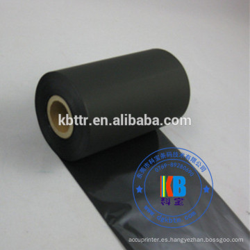 Cera de resina negro cebra impresora cinta tarjeta inteligente impresora cinta